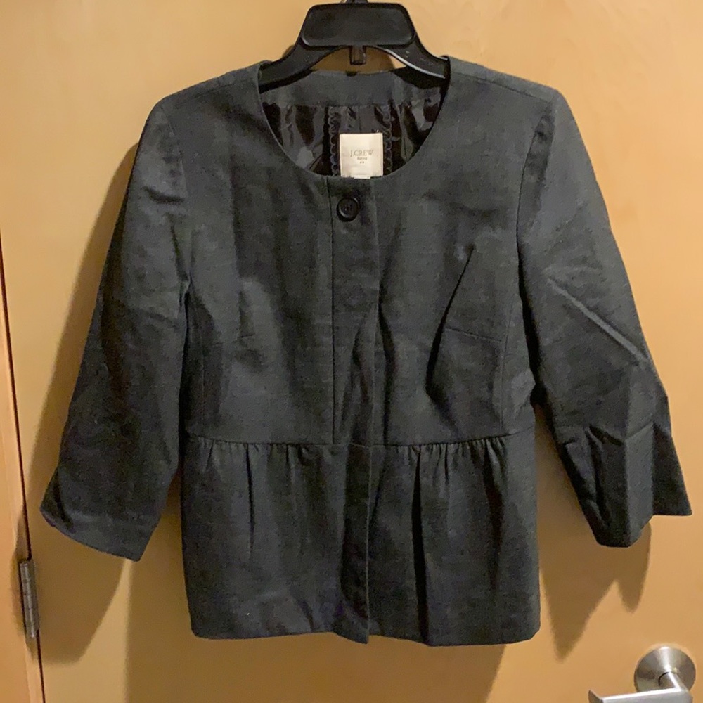 J Crew charcoal suiting jacket
